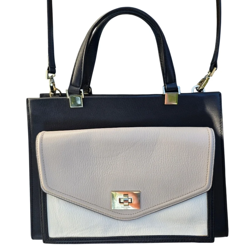 Kate Spade Colorblock Chantelle Walter Place Satchel w/ Crossbody Strap